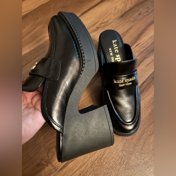 Kate Spade Blake Platform Mule Loafers - Picture 2 of 4